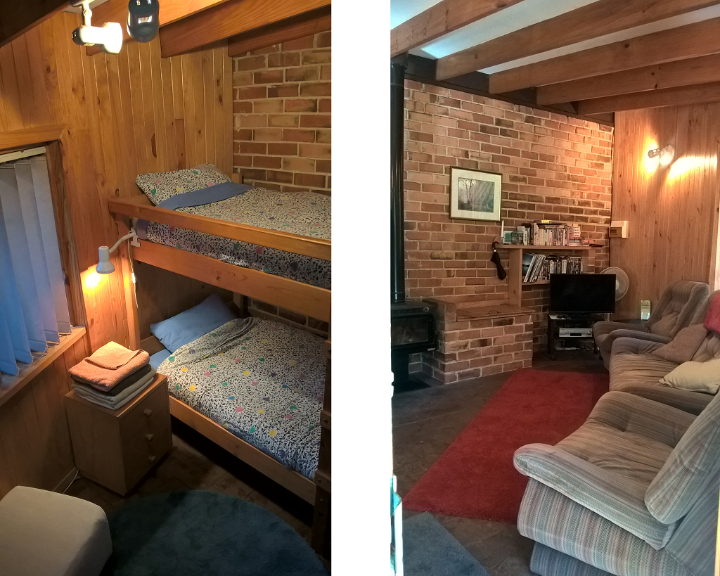 Lounge and Bed 2 - Accommodation Manjimup Nannup Pemberton
